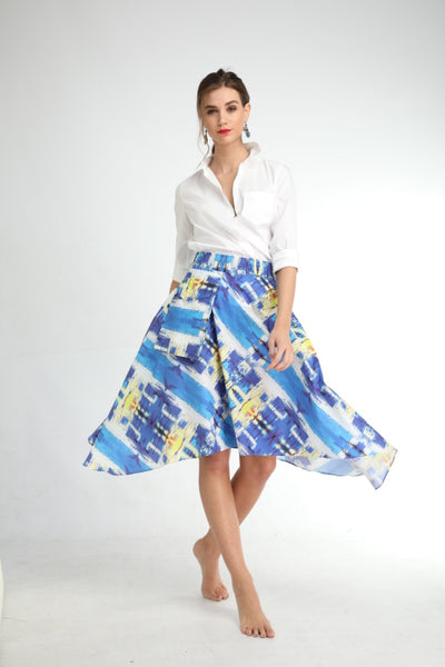 'Shema Blue' Skirt